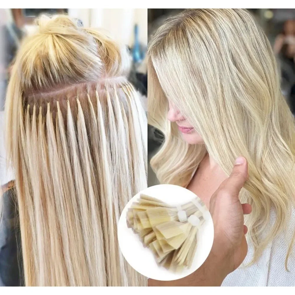 Flat tip k tip keratin fusion pre Bonded 17